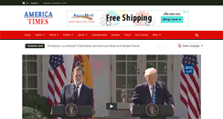 Desktop Screenshot of americatimes.net